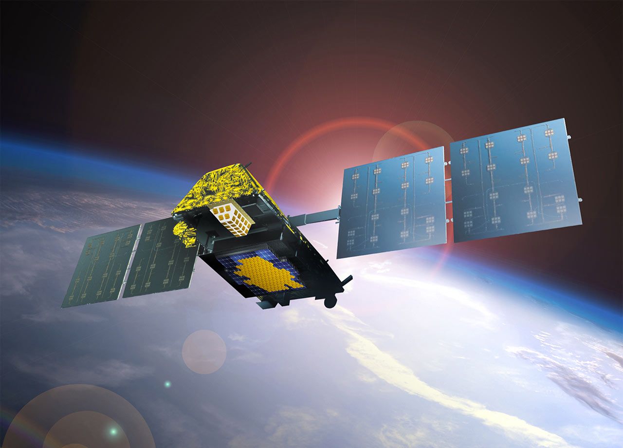 AML Microtechnique Lorraine - Missions - Domaine d'Activité Stratégique (DAS) Aérospatial - Satellite de la constellation Iridium Next